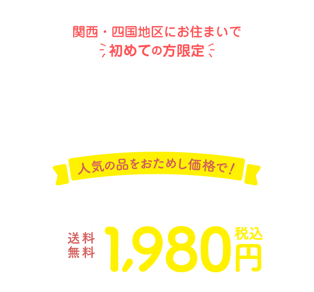おためしセット 人気の品をおためし価格で
